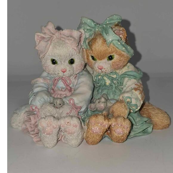Enesco Calico Cats "We're a Purrfect Pair" 627925‎ - Picture 1 of 5
